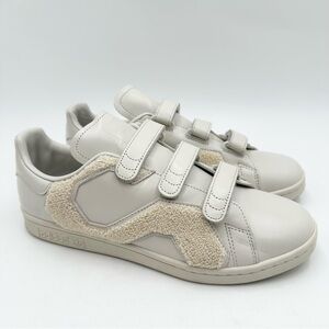 adidas gazelle silver green womens Raf Simons x Adidas 'Stan Smith' Triple Strap Leather Low Top Sneakers   Alex Maxamenko